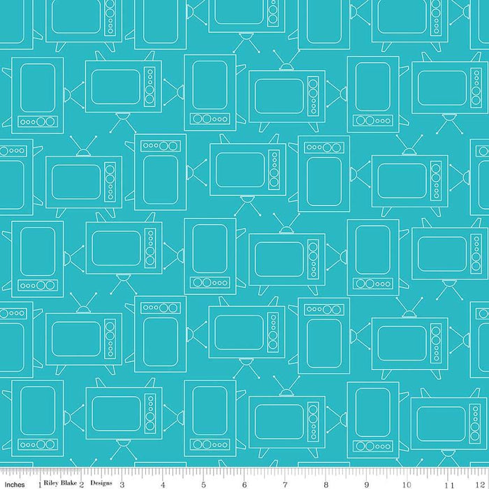 Bee Basics Per Yard - Basics Gingham - per YARD - by Lori Holt - Riley Blake Designs - 6400 TEAL - RebsFabStash