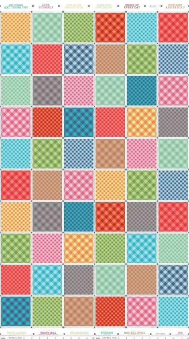 Bee Basics Per Yard - Basics Gingham - per YARD - by Lori Holt - Riley Blake Designs - 6400 TEAL - RebsFabStash