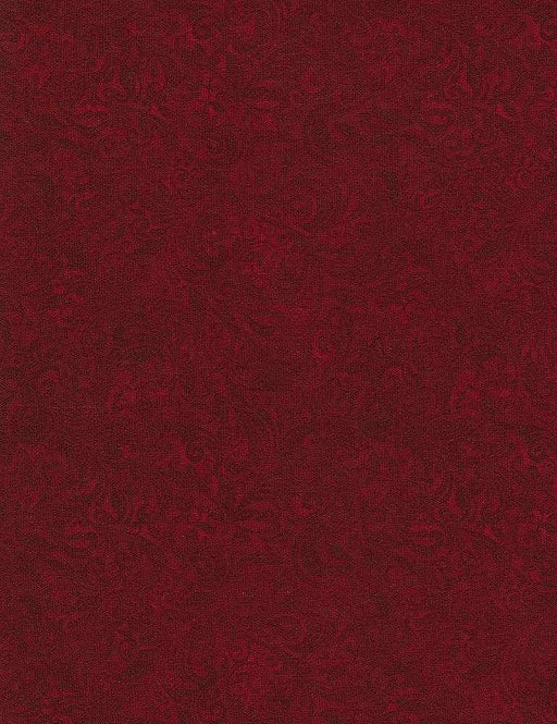 Belle - per yard - Timeless Treasures - C7800 Ruby - Delicate Filagree - RebsFabStash