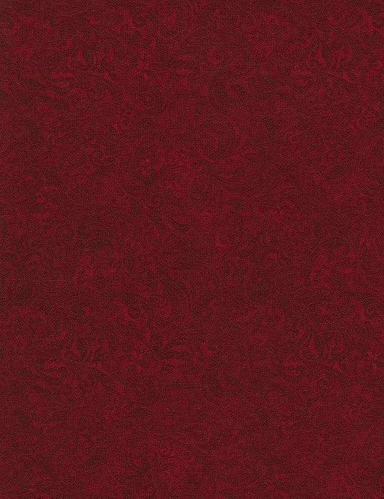 Belle - per yard - Timeless Treasures - C7800 Ruby - Delicate Filagree - RebsFabStash