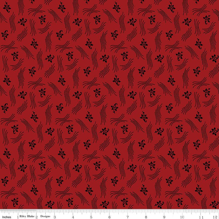 Blessed Beyond Measure - per yard - by Stacy West for Riley Blake Designs - Vines - C9924-RED - RebsFabStash