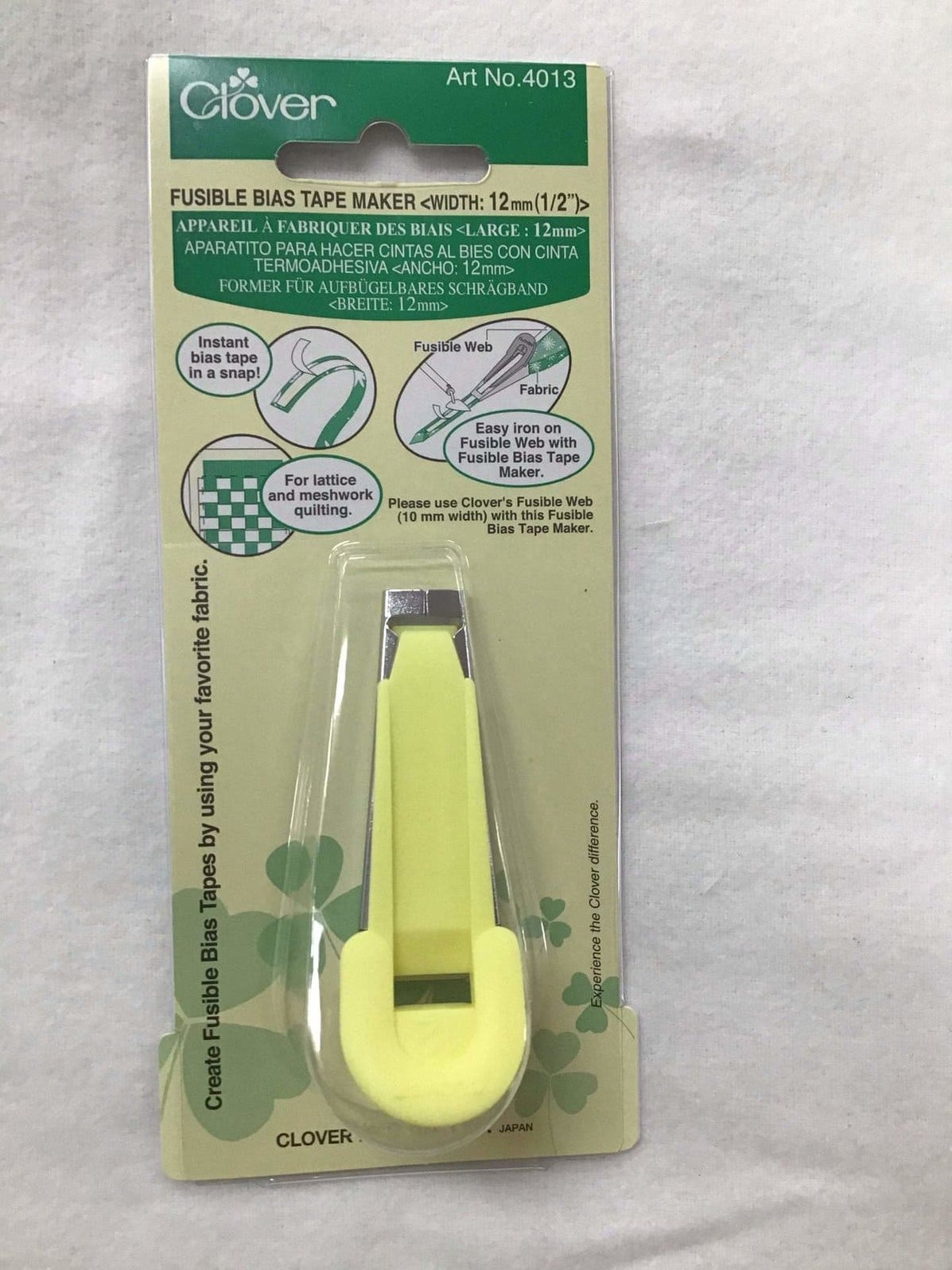 Clover Bias Tape Maker - Multiple sizes available - RebsFabStash