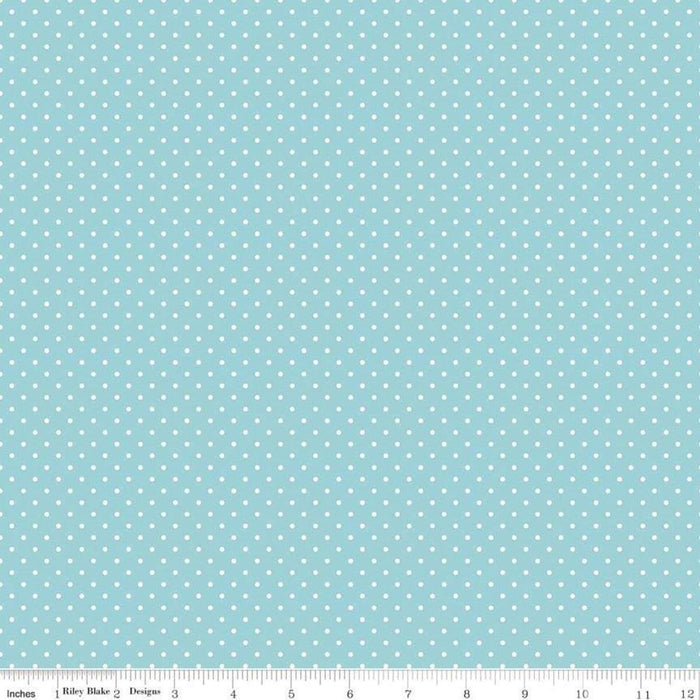 Crayola Kaleidoscope - per yard - Riley Blake Designs - Raindrop CR480-RAINDROP - Light Blue - RebsFabStash