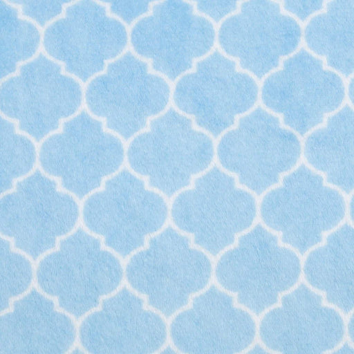 Cuddle Soft - Lattice - per yard - Shannon Cuddle - Robert Kaufman - Blue Lattice - RebsFabStash