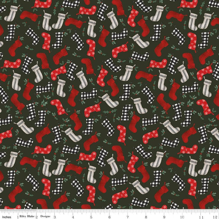 Riley Blake - Farmhouse Christmas 2.5 Inch Rolie Polie 40 pcs Archived  Product - Quilt in a Day / Quilting Fabric