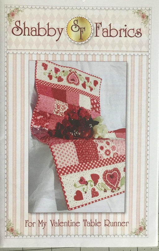 For my Valentine Table Runner - Shabby Fabrics - Jennifer Bosworth - RebsFabStash