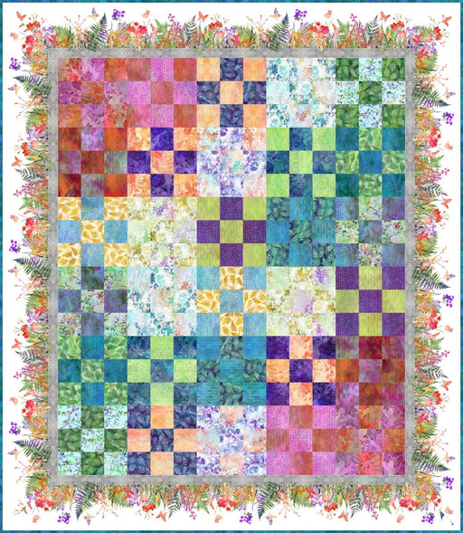 Garden of Dreams Quilts - Garden 9-Patch - Quilt PATTERN - Features Garden of Dreams Fabric by Jason Yenter - In the Beginning JYL G9P PT - RebsFabStash