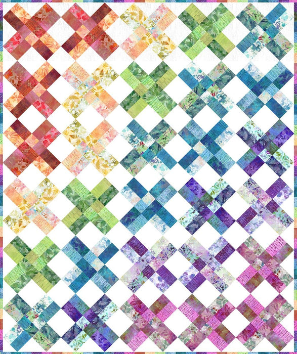 Garden of Dreams Quilts - Garden Treasures - Quilt PATTERN - Features Garden of Dreams Fabric by Jason Yenter - In the Beginning JYL GT PT - RebsFabStash