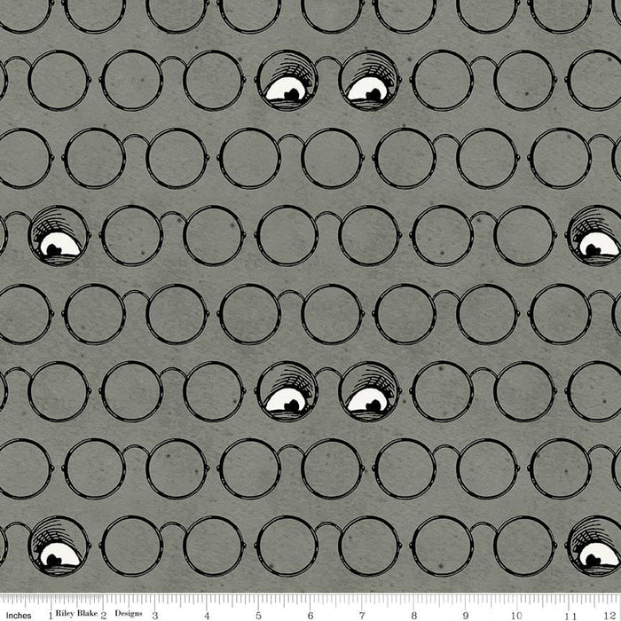 Goose Tales - per yard - Janet Wecker Frisch- Riley Blake Designs - All-over Motifs Gray - C9395-GRAY - RebsFabStash