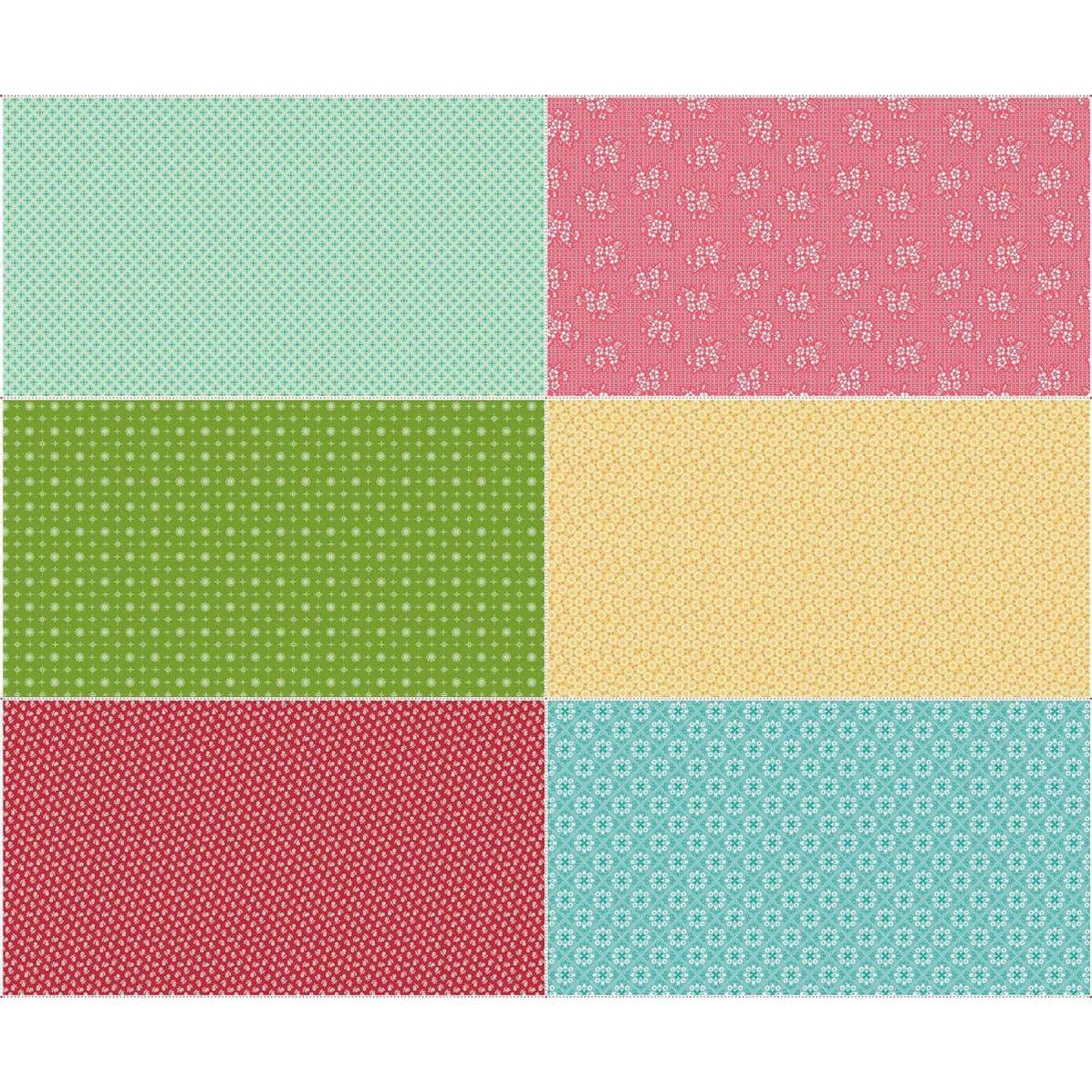 Granny Chic - Per Yard - Lori Holt - Riley Blake - Blossom - C8519-BRO ...