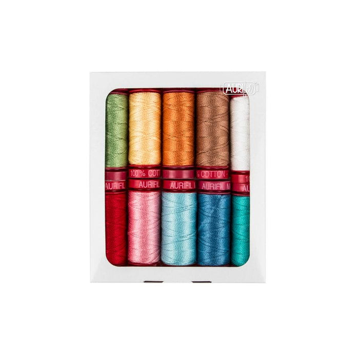 Hand Quilting Thread Box by Aurifil - Lori Holt - Riley Blake Designs - Bee in my Bonnet - 10 premium cotton threads - RebsFabStash