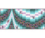 It's Magic by Ann Lauer - Table Runner or Bed Runner quilt pattern from Grizzly Gulch Gallery - Bargello quilt pattern - RebsFabStash