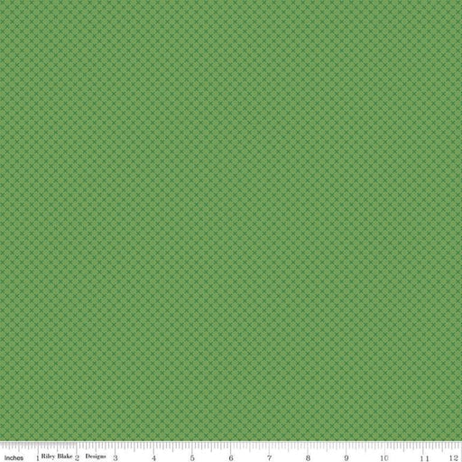 Kisses - per yard - By Doodlebug Design for Riley Blake - Tone on Tone - C210 CLOVER - RebsFabStash