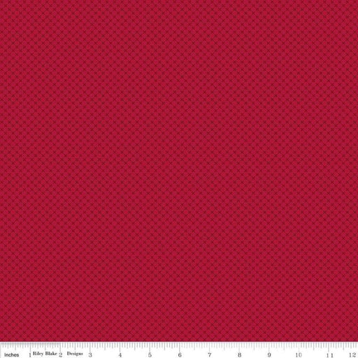 Kisses - per yard - By Doodlebug Design for Riley Blake - Tone on Tone C210 Redwood - RebsFabStash