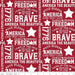 Let Freedom Soar - Text - Blue - per yard - by Tara Reed - for Riley Blake - America, Patriotic - C10520-BLUE - RebsFabStash