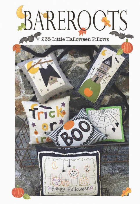 Little Halloween Pillows - Pattern - by Bareroots - #235 - Trick or Treat!! - RebsFabStash