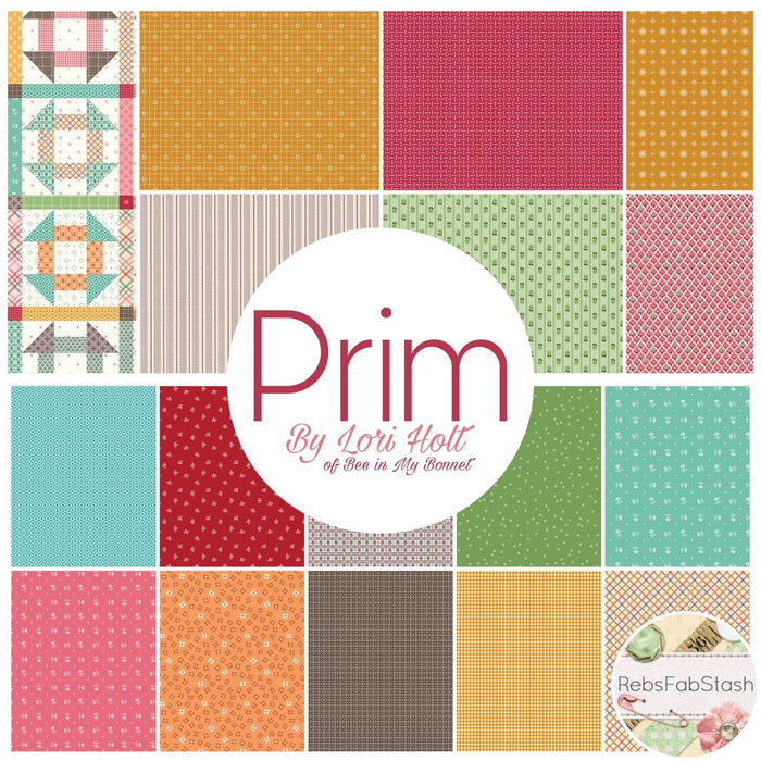 Lori Holt PRIM Collection - Per Yard - Prim Churn Dash Granny Apple - Lori Holt of Bee in My Bonnet - Riley Blake Designs - C9695-GRANNY APPLE - RebsFabStash