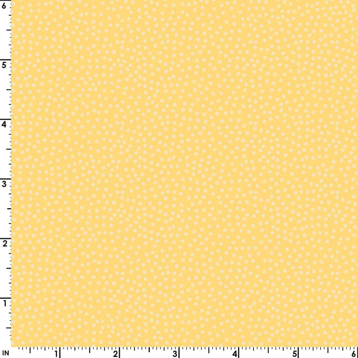 Meadow Edge - Blender Dot - Per Yard - by Maywood Studio - Floral, Butterflies - Tonal, Blender - Yellow - MASD10007-S-Yardage - on the bolt-RebsFabStash