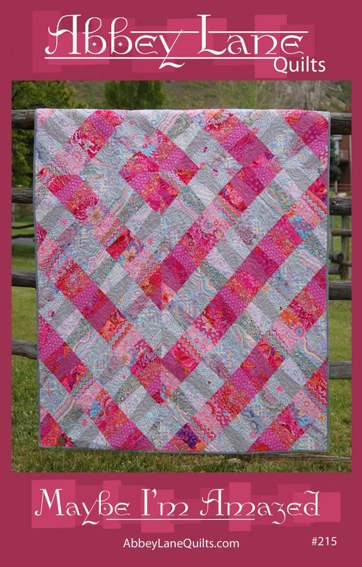 Maybe I'm Amazed - Quilt PATTERN - Abbey Lane - Fat Quarter Friendly - Easy! - #215 - RebsFabStash