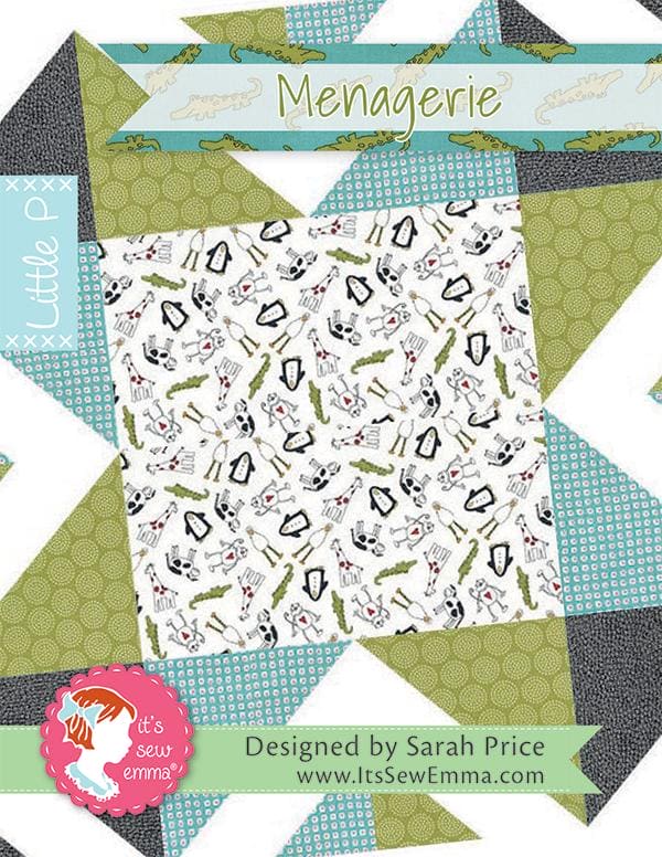 Two by Two Downloadable PDF Quilt Pattern | It's Sew Emma Little P