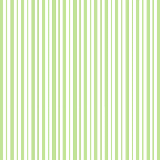 Mini Awning Stripe- Per Yard- Kimberbell Basics - Maywood Studio - MAS8249-G - Green Stripe on White - RebsFabStash