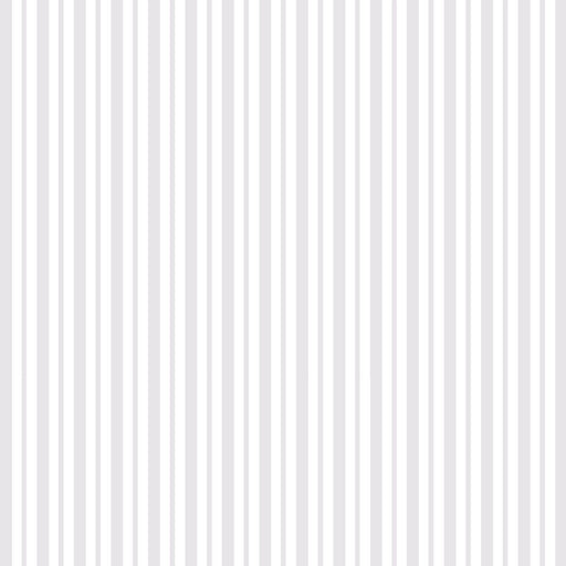 Mini Awning Stripe- Per Yard- Kimberbell Basics - Maywood Studio - MAS8249-K - Gray Stripe on White - RebsFabStash