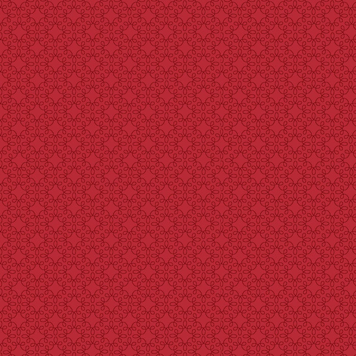 Modern Melody Basics - Crimson Red - per yard - by Henry Glass Fabrics - 1063-88 Crimson Red - RebsFabStash