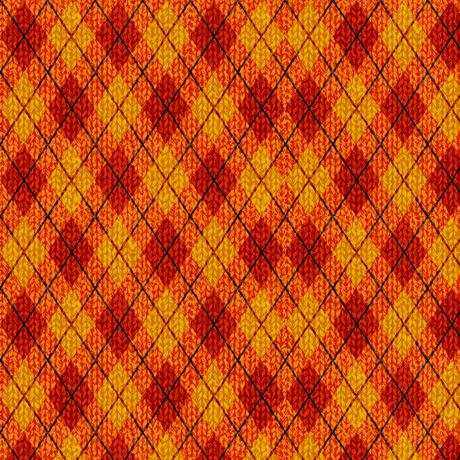 Moose Country - per yard - Jim Hansel - JQ Licensing - Quilting Treasures - Digital Print - Argyle - Orange - RebsFabStash