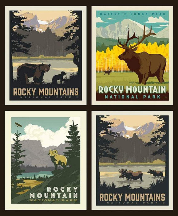 National Parks Collection - PANEL - per yard - Riley Blake Designs - Digital Print Panel 36" Yosemite - RebsFabStash