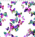 NEW! A Groovy Garden - Hex - Per Yard - Jason Yenter - In The Beginning Fabrics - hexagon print - Purple - 8AGG-2 - RebsFabStash
