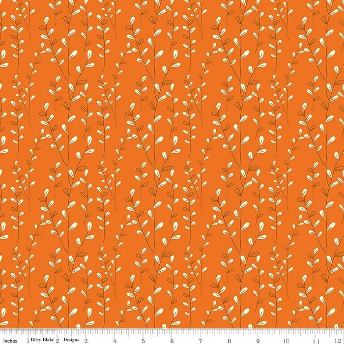 NEW! Adel In Autumn - Main Print - per yard - by Sandy Gervais for Riley Blake Designs - Fall - C10820-OLIVE - RebsFabStash