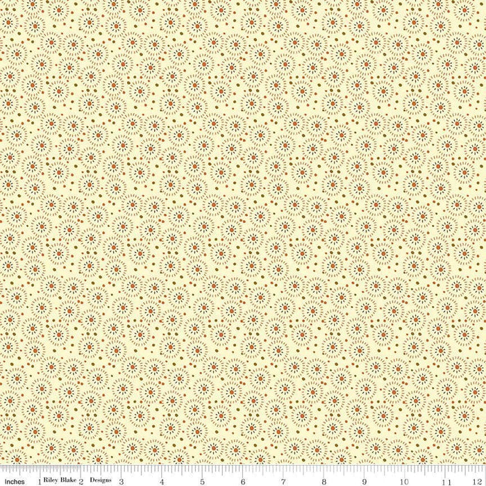 NEW! Adel In Autumn - Main Print - per yard - by Sandy Gervais for Riley Blake Designs - Fall - C10820-OLIVE - RebsFabStash