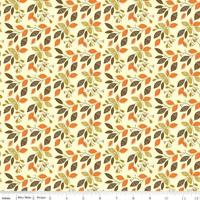 NEW! Adel In Autumn - Plaid - per yard - by Sandy Gervais for Riley Blake Designs - Fall - C10828-ORANGE - RebsFabStash