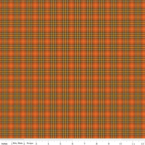 NEW! Adel In Autumn - Plaid - per yard - by Sandy Gervais for Riley Blake Designs - Fall - C10828-PERSIMMON - RebsFabStash