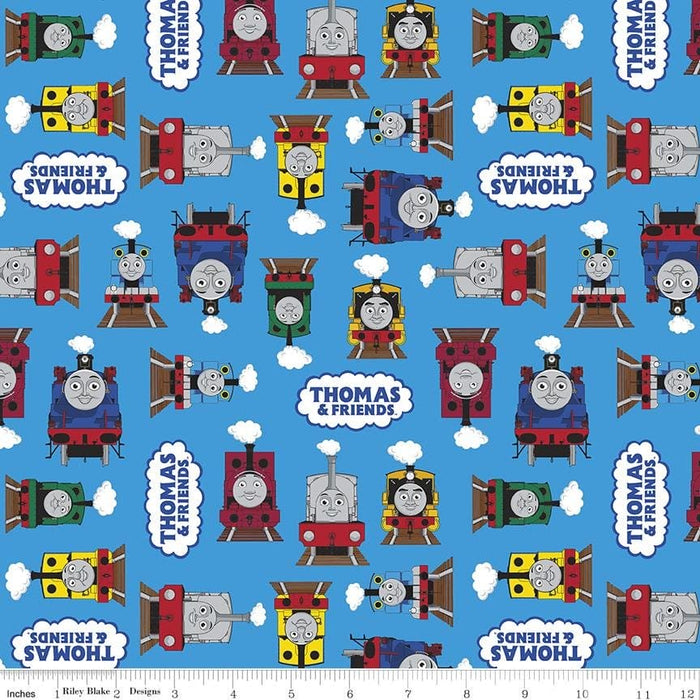 New! All Aboard with Thomas & Friends - Main Yellow - Per Yard - Riley Blake Designs - Licensed - Trains - C11000 Yellow - RebsFabStash