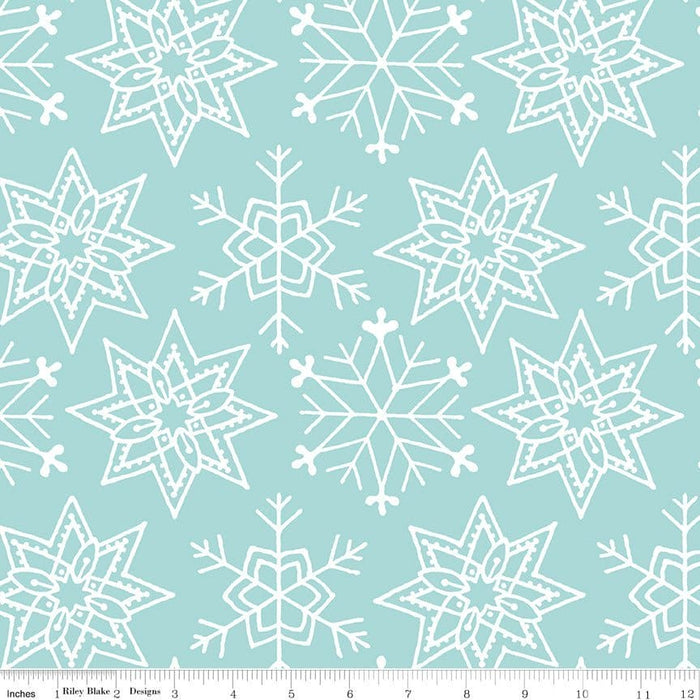 12 Snowflake Bulletin Board Cut-Out Set Winter 12 8 6 Blue