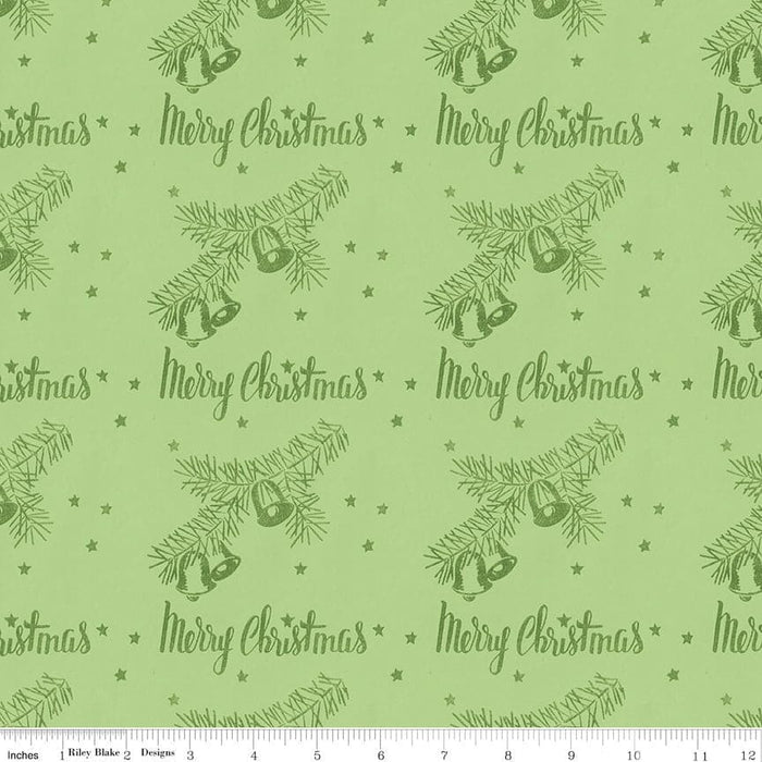 NEW! All About Christmas - White Christmas Holly - per yard -by Janet Wecker Frisch for Riley Blake Designs - Winter - C10800-WHITE - RebsFabStash