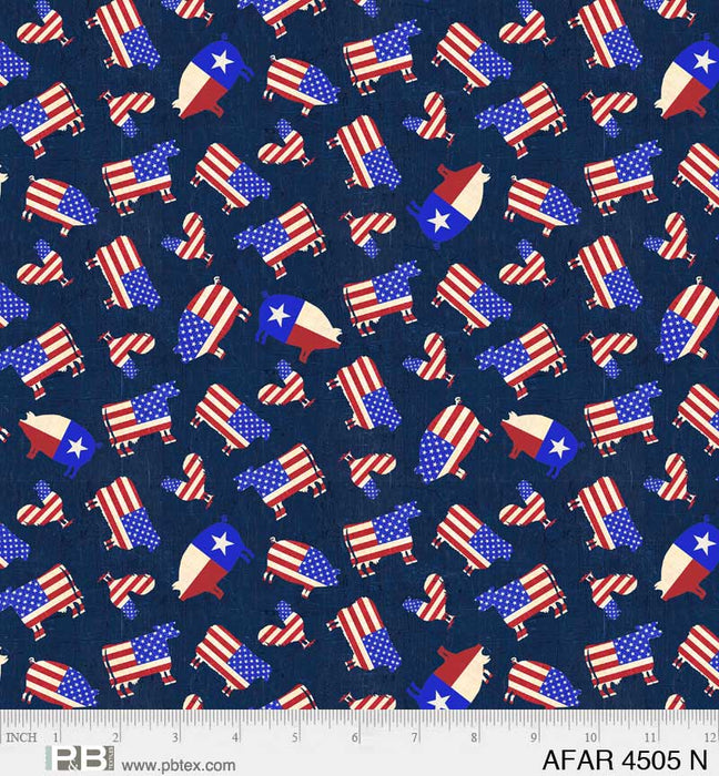 NEW! American Farm - Gingham - Red - Per Yard - by Michael Mullan for P&B Textiles - Patriotic - AFAR 4504 R - RebsFabStash