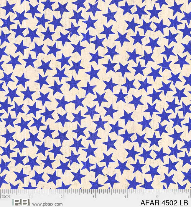 NEW! American Farm - Stars - Navy - Per Yard - by Michael Mullan for P&B Textiles - Patriotic, Flag - AFAR 4502 N - RebsFabStash