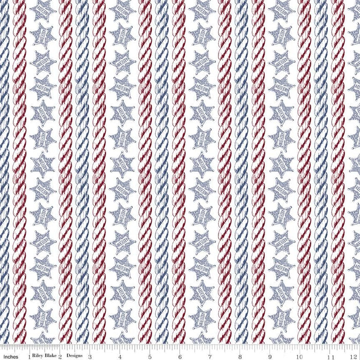 NEW! Americana John Wayne fabrics - per yard - Riley Blake Designs - by Riley Blake Designers - Main Gray - C9470-GRAY - RebsFabStash