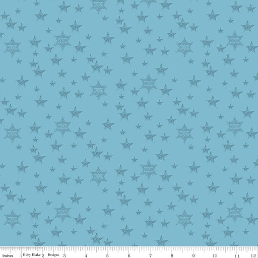 NEW! Americana John Wayne fabrics - per yard - Riley Blake Designs - by Riley Blake Designers - Stars Blue - C9472-BLUE - RebsFabStash