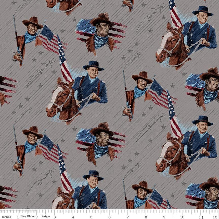 NEW! Americana John Wayne - Fat Quarter Bundle (12) 18" x 22" - Riley Blake Designs - Licensed Designs - RebsFabStash