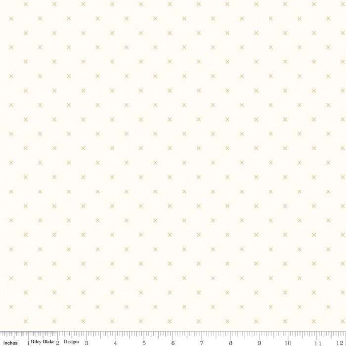 NEW! Bee Cross Stitch - Per Yard - by Lori Holt of Bee in My Bonnet for Riley Blake Designs - Basics, Tonal, Blender - C745 Jazzberry Jam - RebsFabStash