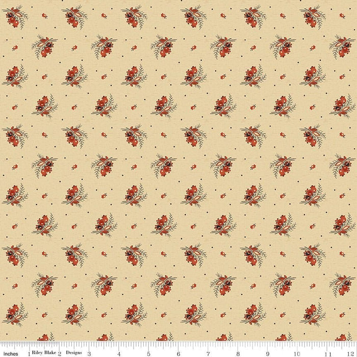 NEW! Bountiful Autumn - Black Bountiful Burst - per yard - Stacy West of Buttermilk Basin Design Co. for Riley Blake Designs - Fall - C10852-BLACK - RebsFabStash