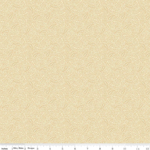 NEW! Bountiful Autumn - Cream Bountiful Paisley - per yard - Stacy West of Buttermilk Basin Design Co. for Riley Blake Designs - Fall - C10859-CREAM - RebsFabStash