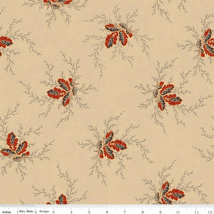 NEW! Bountiful Autumn - Orange Bountiful Geo - per yard - Stacy West of Buttermilk Basin Design Co. for Riley Blake Designs - Fall - C10860-ORANGE - RebsFabStash