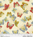 New! NIWA Small Floral - Per Yard - by P&B Textiles - Gold Metallic, Flowers, Tonal, Blender - 4388 - LB - Light Blue - RebsFabStash