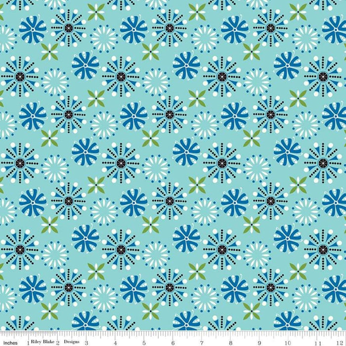 NEW! Oh Happy Day! - per yard - by Sandy Gervais - Riley Blake Designs - Geometric Blender - Tonal - Shoo Fly Multi - RebsFabStash