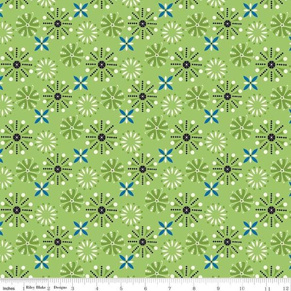 NEW! Oh Happy Day! - per yard - by Sandy Gervais - Riley Blake Designs - Geometric Blender - Tonal - Shoo Fly Multi - RebsFabStash