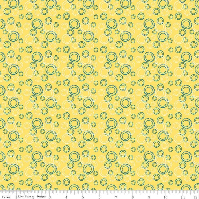 NEW! Oh Happy Day! - per yard - by Sandy Gervais - Riley Blake Designs - Tonal - Blender - Geometric - Houndstooth - Checks Blue - RebsFabStash